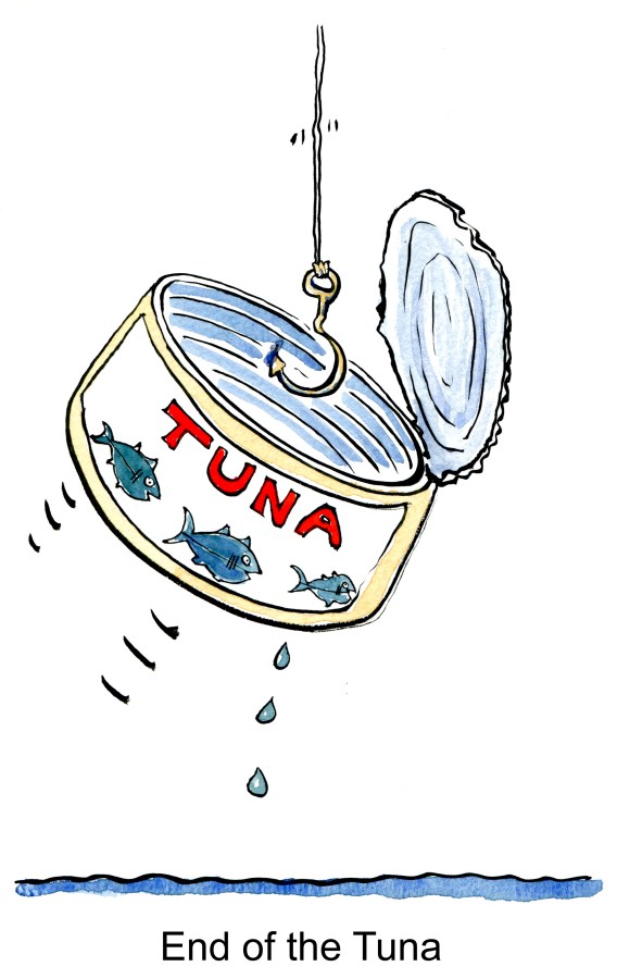 Emty can of tuna