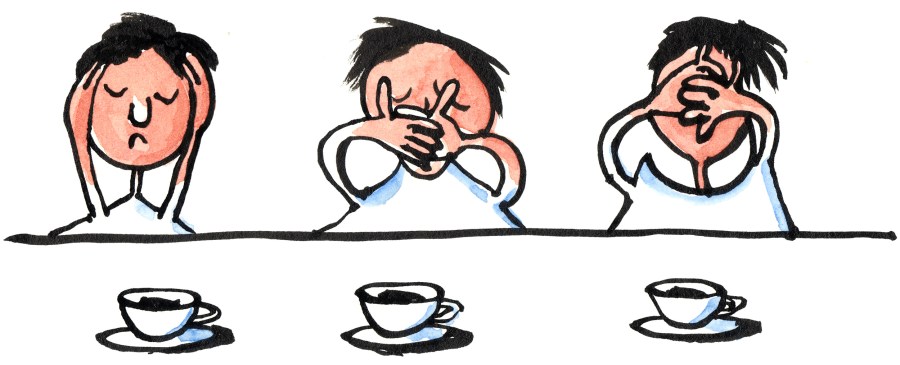 no hear, no say, no see people