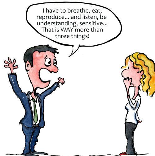 man trying to explain the three things maximum rule