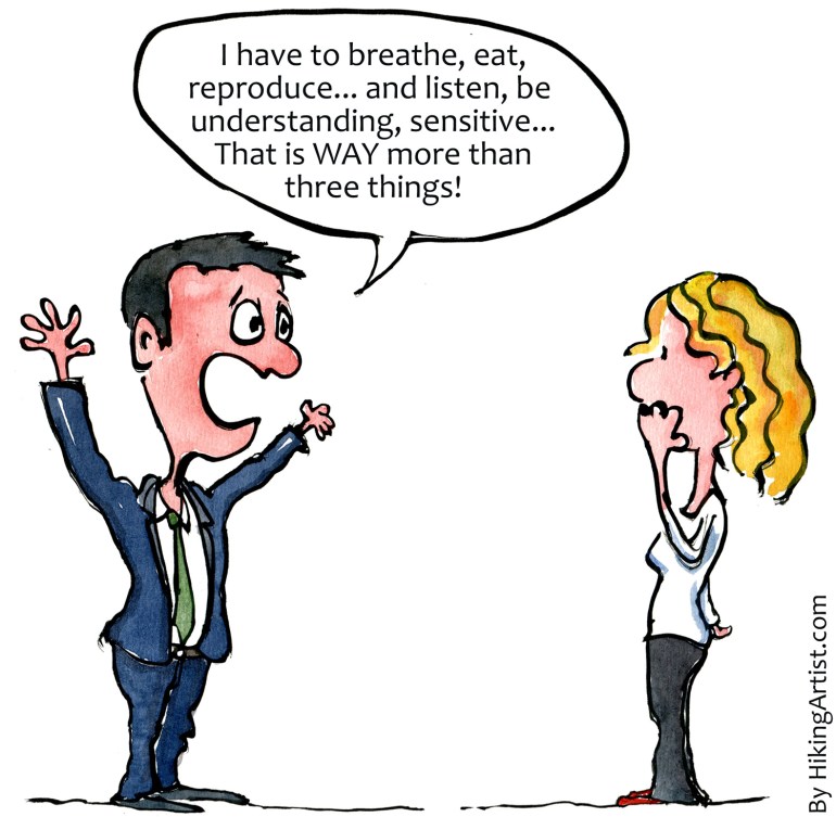 man trying to explain the three things maximum rule