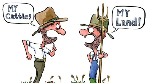 Farmer in conflict with Herder