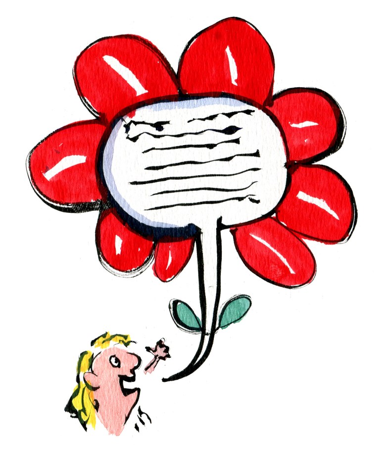 speech as a flower