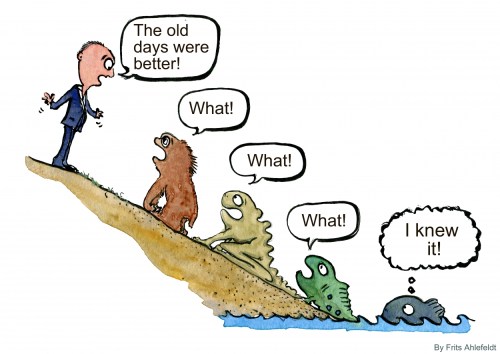 Might evolution prove the reluctant fish one day