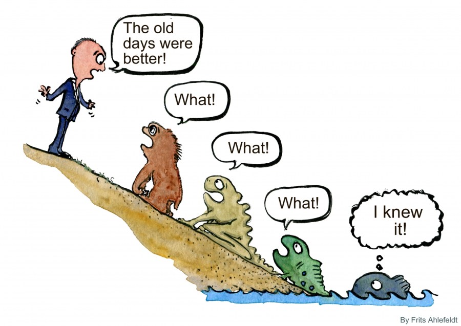 Might evolution prove the reluctant fish one day