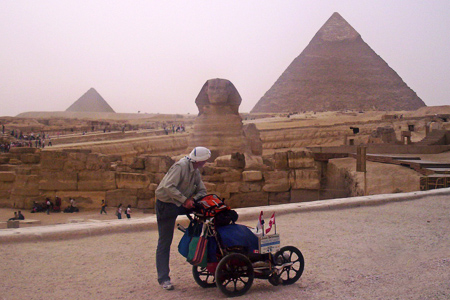 Jean Béliveau with wagon