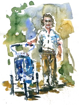  Jean Beliveau, long distance hiker walking around the world