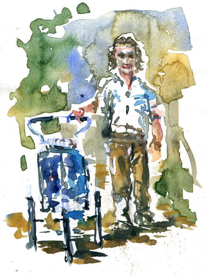 Jean Beliveau, long distance hiker walking around the world