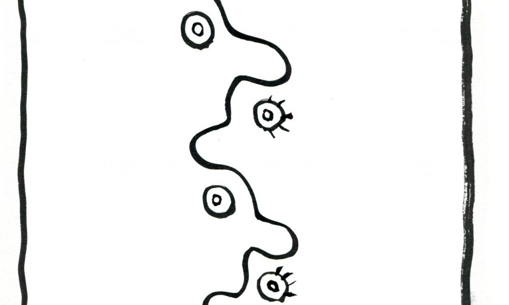 Black and white drawing