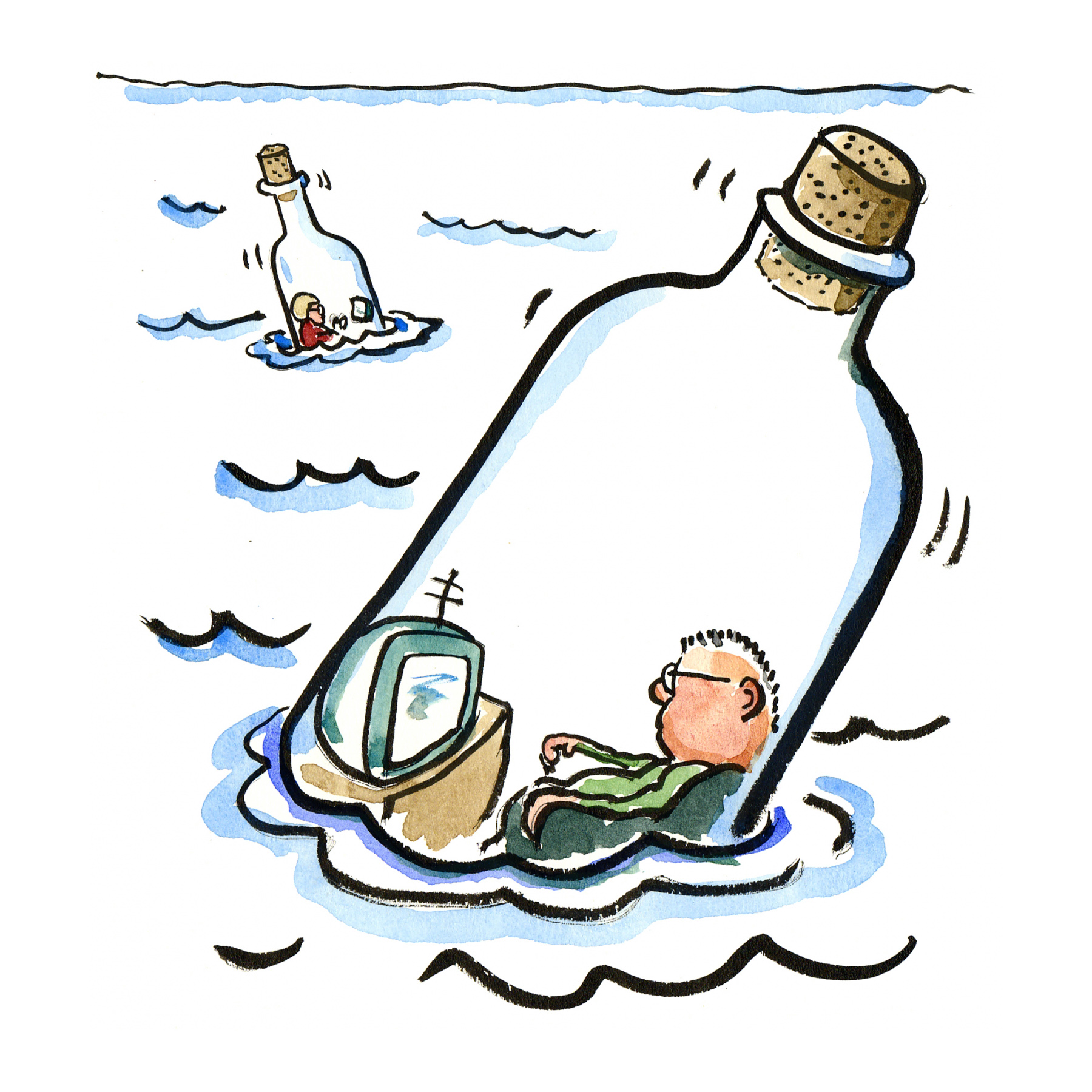 Storytelling card illustration