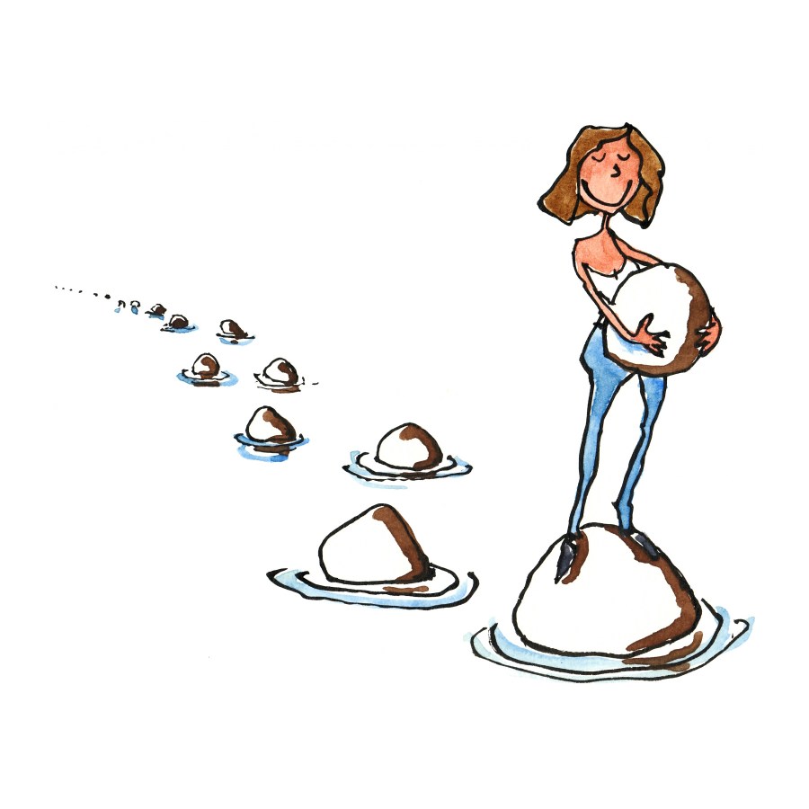 Storytelling card illustration