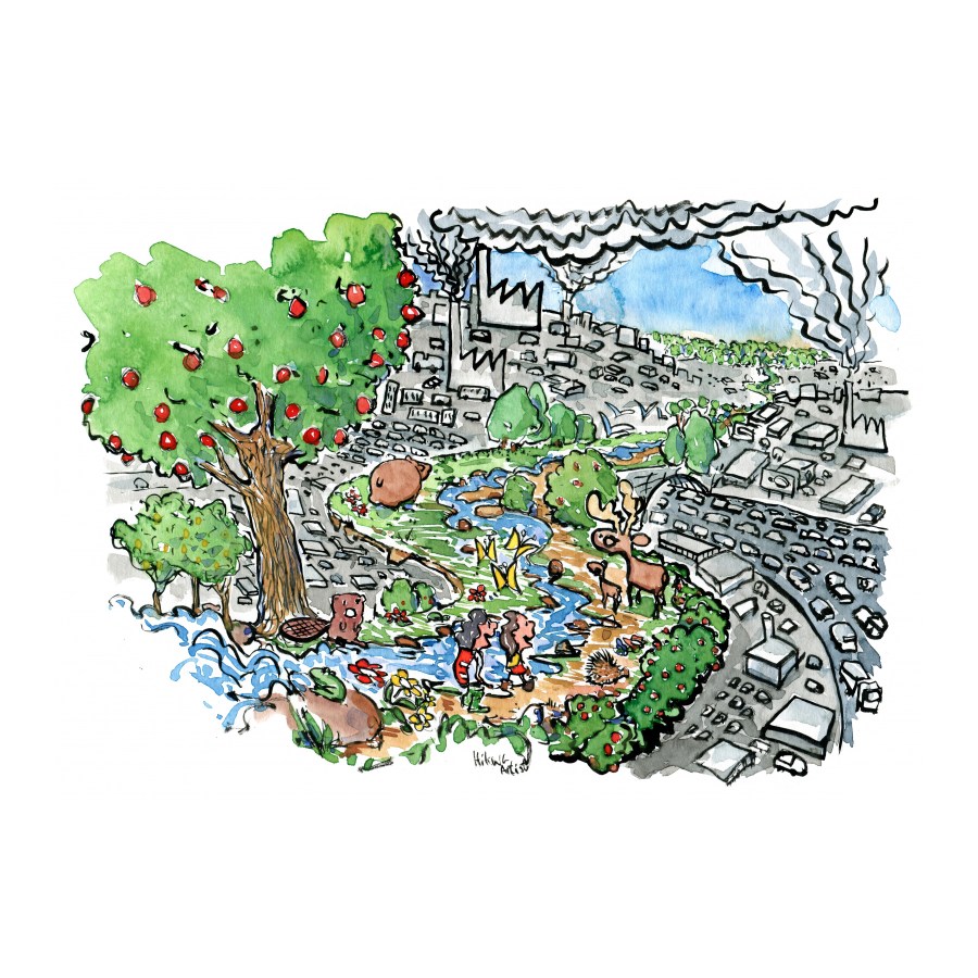 Storytelling card illustration