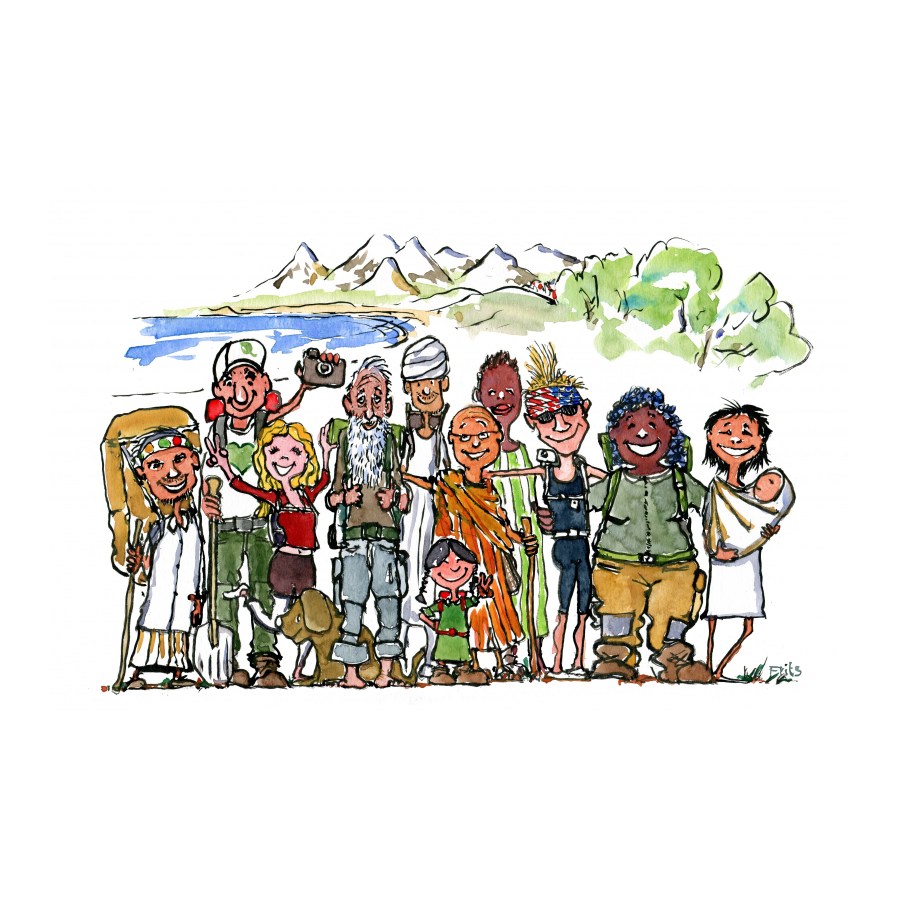 Storytelling card illustration