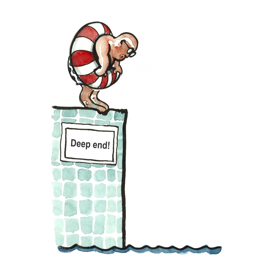 Storytelling card illustration