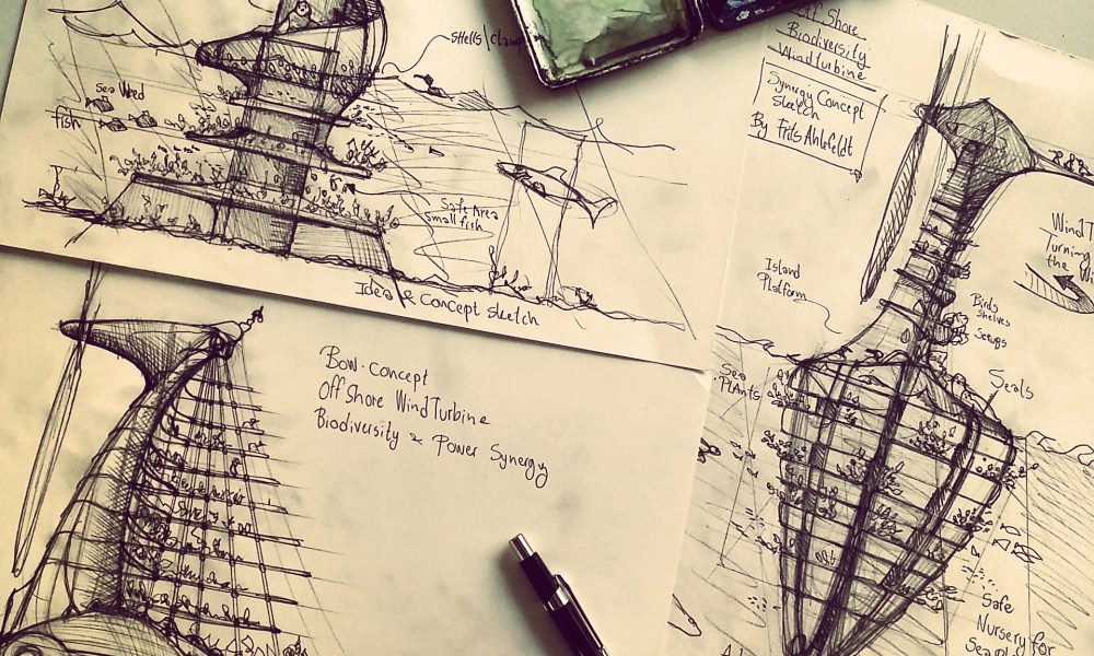 pencil sketches of ideas