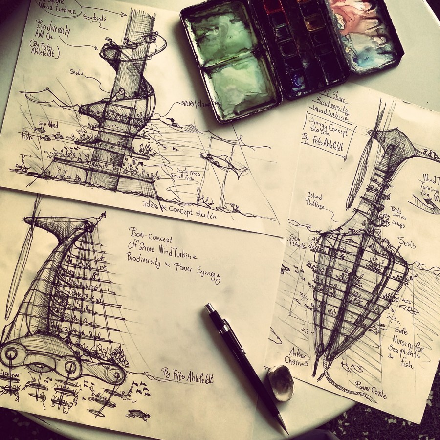 pencil sketches of ideas