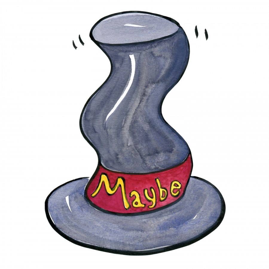 Thinking hat, the maybe hat