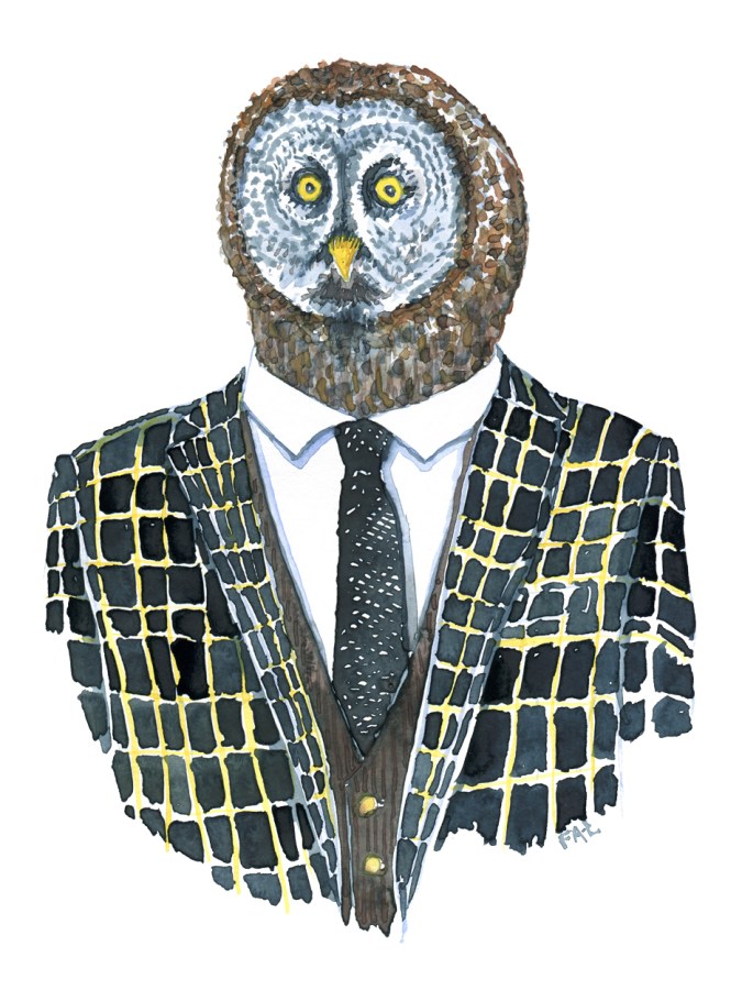 in clothing watercolor painting by Frits Ahlefeldt