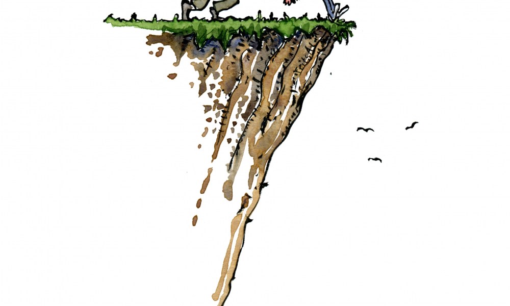 pushing oneself close to the edge