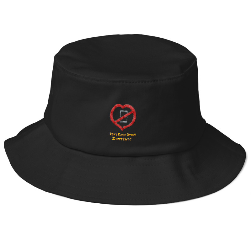 hat with a put the phone away logo and text. Frits Ahlefeldt