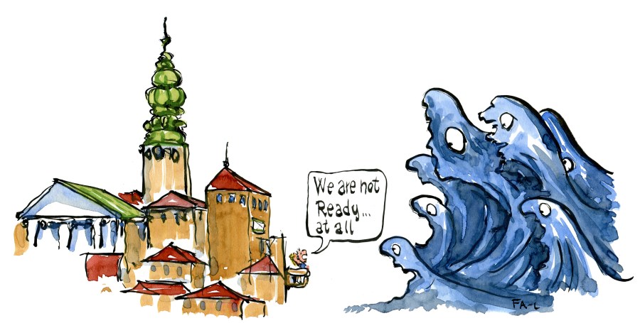 Climate change - city not ready for flooding and sea level rise